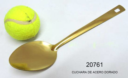 Imagen de CUCHARA DE ACERO DORADO 3.24